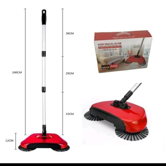 Sapu Otomatis Sweep Drag All In One 360 Tanpa Listrik