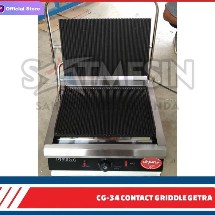 Getra Griddler Grill Panini Press Griller CG-34 GETRA Contact Griddle