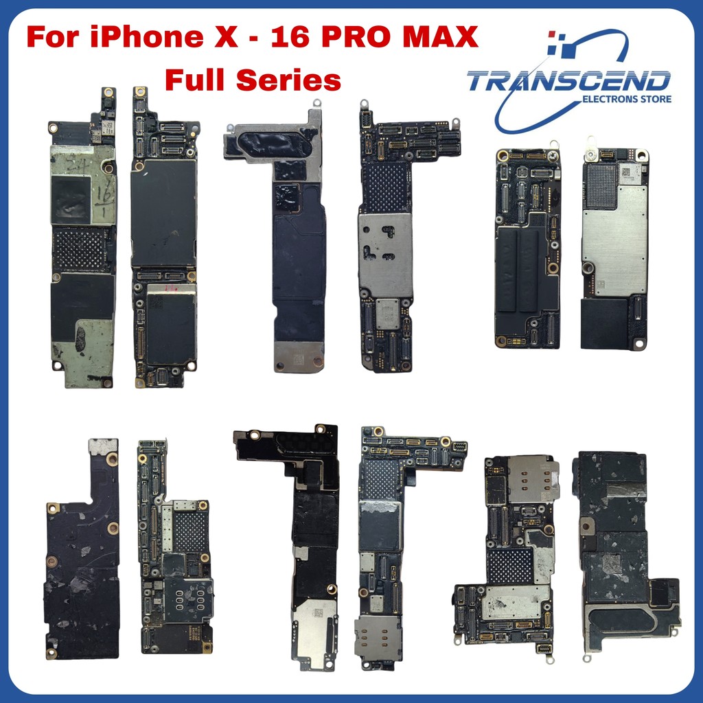 Donor Motherboard For iPhone X XR XS 11 12 13 14 15 16 Pro Max Logic Board NO Nand Repair CPU Skill