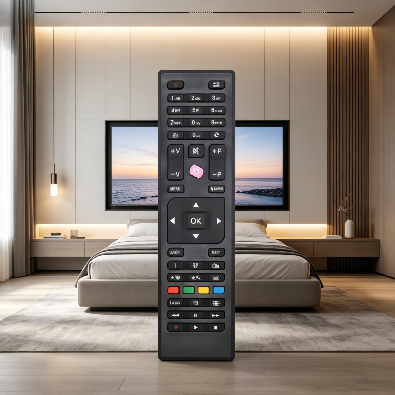 RC4875 RC4870 RC4849 Remote Control For Smart TV, Compatible With JVC Vestel Hitachi Telefunken