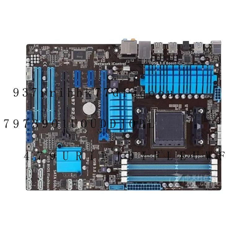 for 100% tested M5A97 R2.0 original Socket AM3+ DDR3 USB2.0 USB3.0 32GB 970 desktop