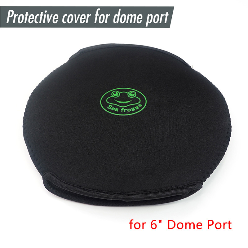 SeaFrogs Dome Cover Protector for 6" Wide Angle Lens Fisheye Dome Port Cover for Casio Canon Sony