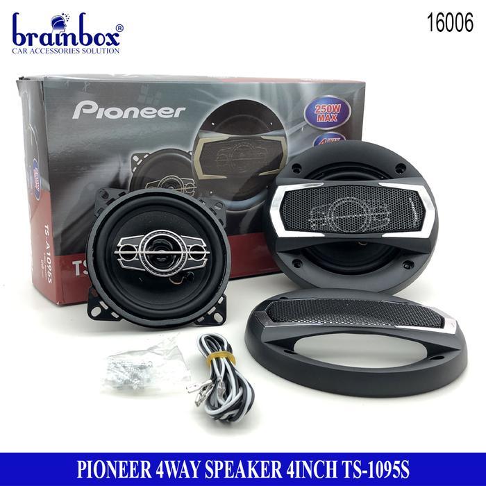 Speaker Mobil 4Inch Pioneer Ts-A1095S 4 Way Coaxial Car Audio System