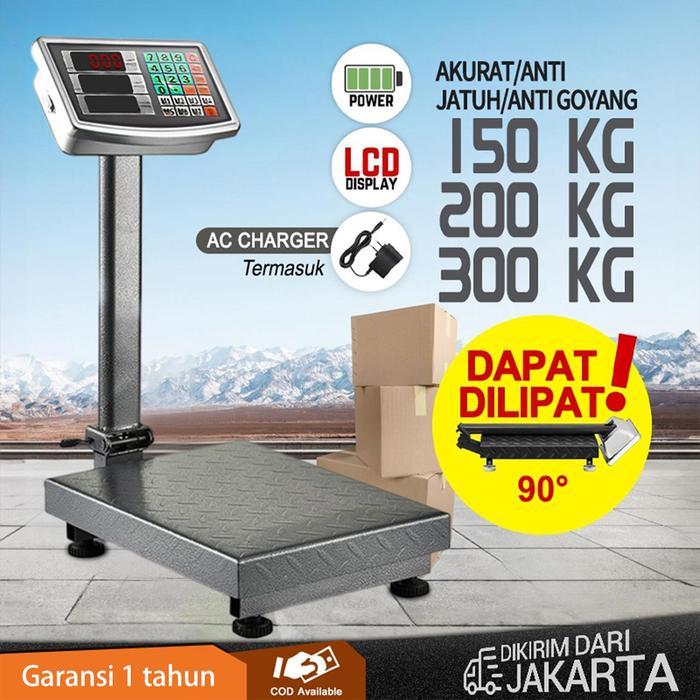 PROMOOO Timbangan Duduk Digital Lipat 150KG/Timbangan Elektrik/Timbangan Elektrik Portabel/Timbangan