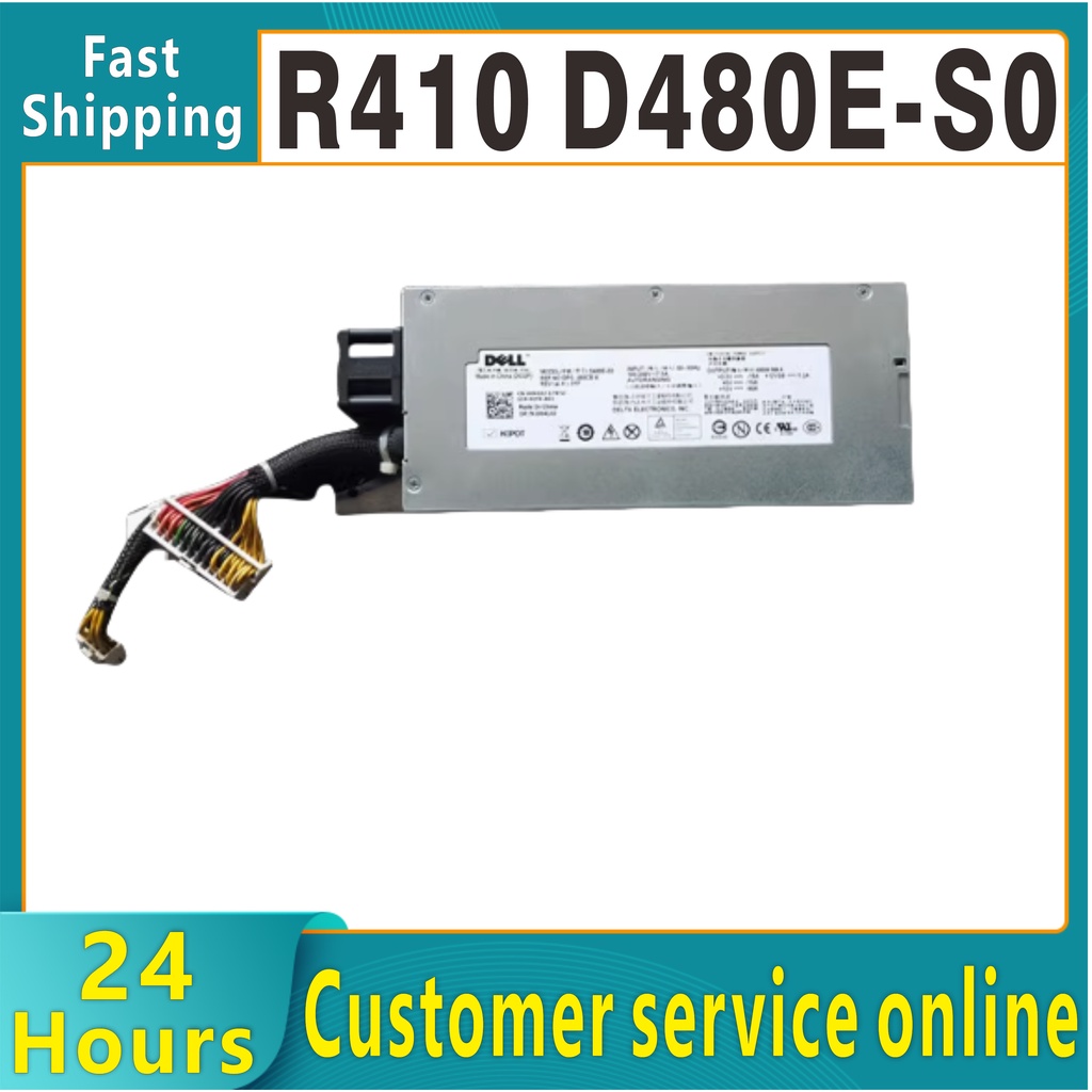 Server Power Supply R410 D480e-s0 L480e-s0 0h411j Ps-4481-1d-lf Dps-480cb A 100% Tested