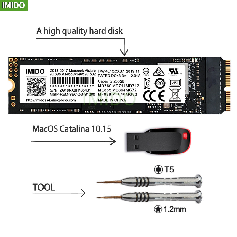 1tb SSD For Macbook Pro 2015 Compatible With Macbook Pro A1465 A1466/Mac Air/Mac Air SSD(2013-2015)