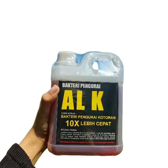 Pengurai Bakteri Al K Isi 1000Ml - Pembasmi Virus Pengurai Bakteri & Pengurang Bau Pada Kotoran Sapi