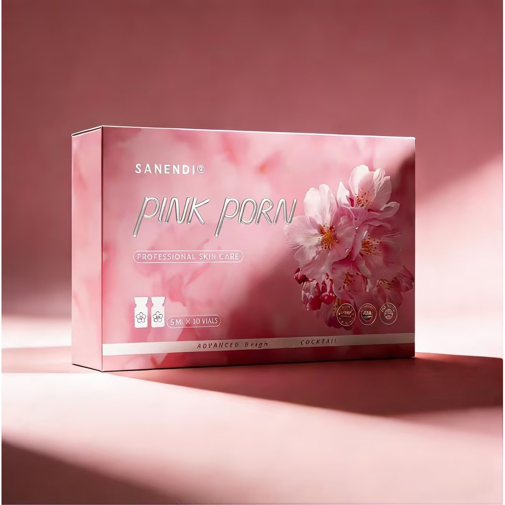 Sanendi PDRN Pink Cocktail Salmon DNA Facial Serum For Dermapen Face Glowing Hyaluronic Acid Korean