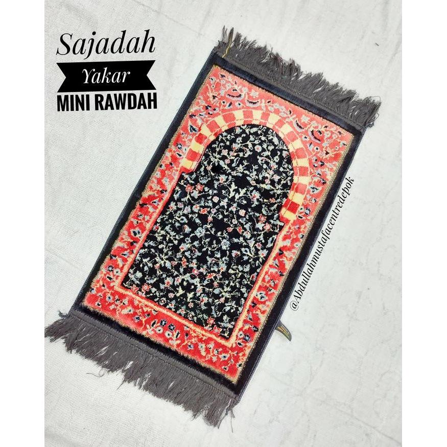 (20 Pcs )Sajadah Exclusive Yakar Rawdah Mini Asli Turkey / Sajadah Yakar Ruwdah Mini/Sajadah Rawdah