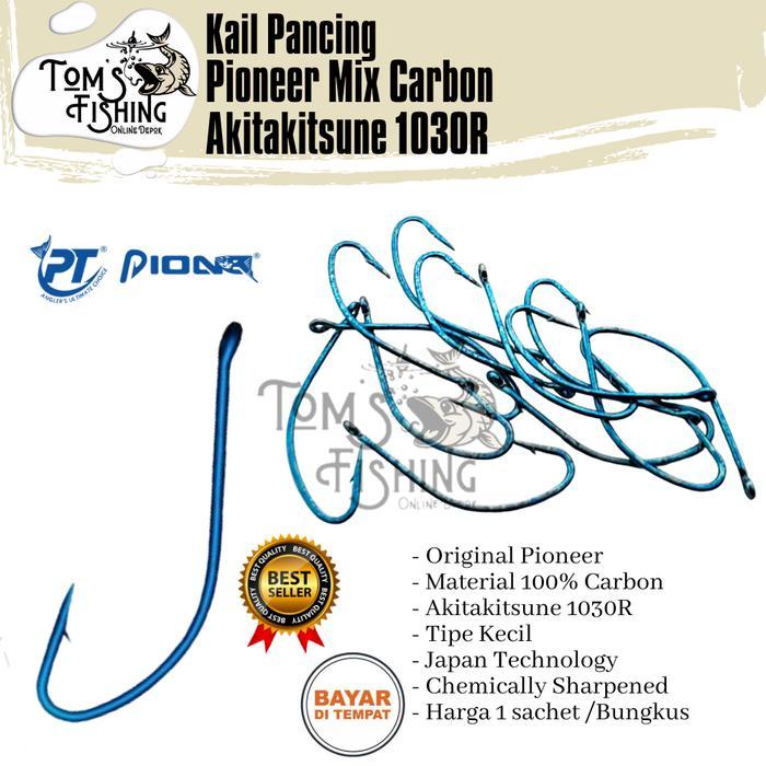Kail Pancing Pioneer Mix Carbon 1030R Akitakitsune (No.0.3 - No.15) Perbungkus Murah -