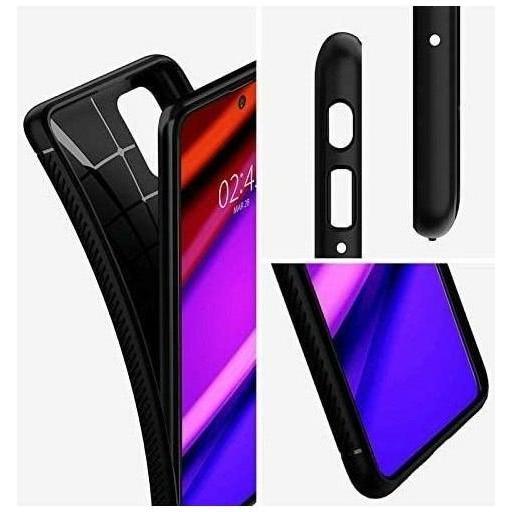 Case Samsung Galaxy S20 Fe Spigen Rugged Armor Softcase Carbon Casing #Gratisongkir