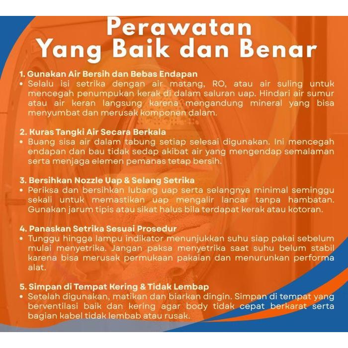 Gosokan Uap / Setrika Uap Boiler Laundry