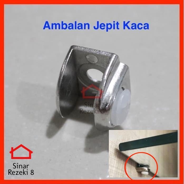 Ambalan Jepit Kaca / Ambalan Kaca / Tatakan Penyangga Kaca Eceran .