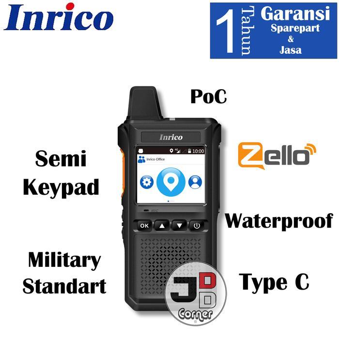 HT Jarak Jauh Inrico T710A Zello POC Wifi 4G LTE Bluetooth T710 Internet Radio