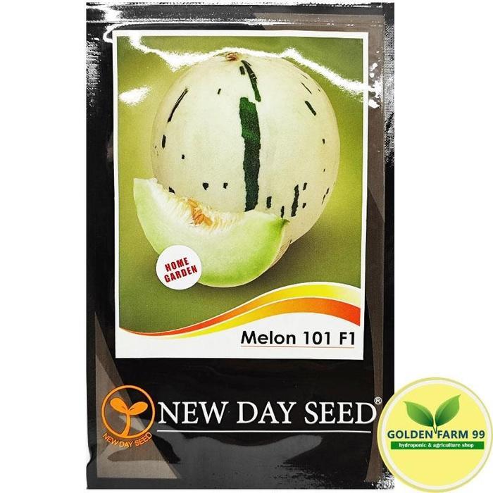 DISKON New Day Seed Benih Melon 101 F1 Dalmation Snow Leopard Varietas Hibrida dengan Pepilan Unik