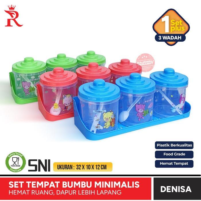 Tempat Bumbu Dapur DENISA Wadah Bumbu Plastik