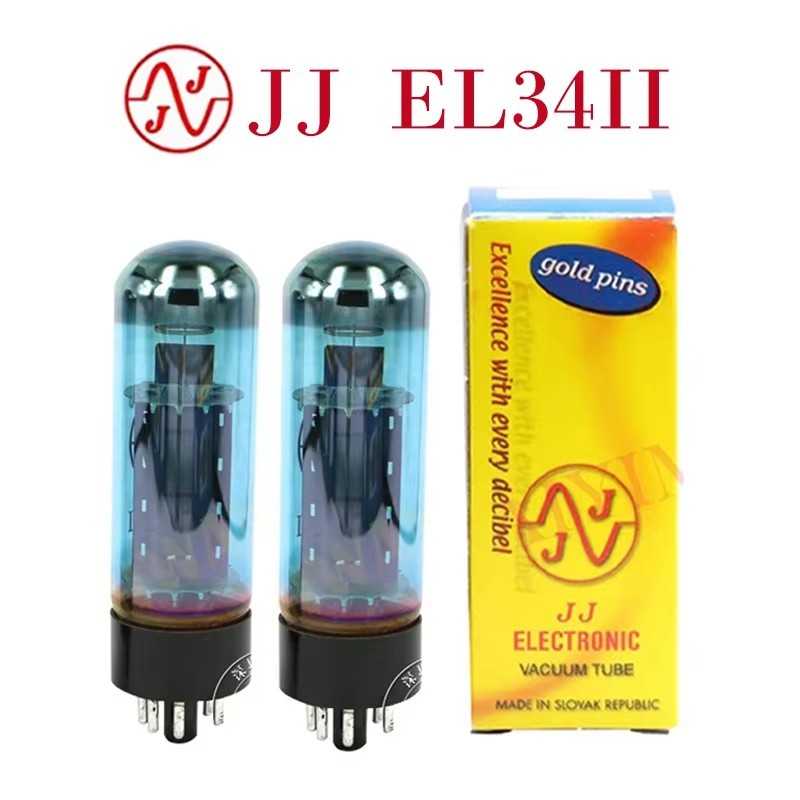 sale JJ EL34 Blue EL34II Vacuum Tube Upgrade EL34 EL34C 6CA7 5881 6P3P 6L6 6L6GC HIFI Audio Valve El