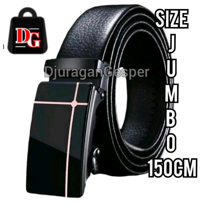 SABUK IKAT PINGGANG JUMBO 150CM ANTI GORES KULIT BESI PRIA WANITA