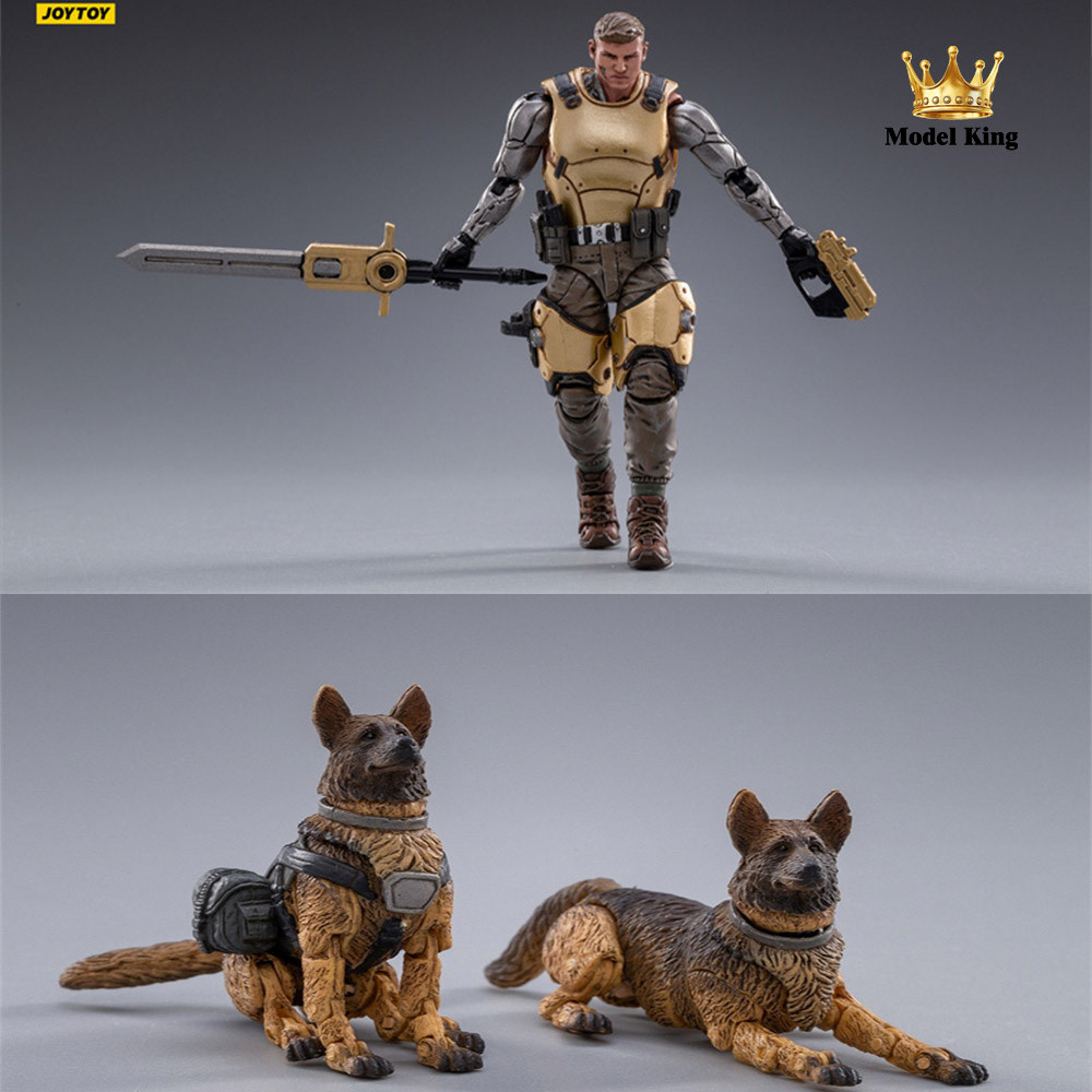Collectible JOYTOY 1/18 Scale Battle Star Series Dead Rego Military Dog 3.75 Inch Game Soldier Actio