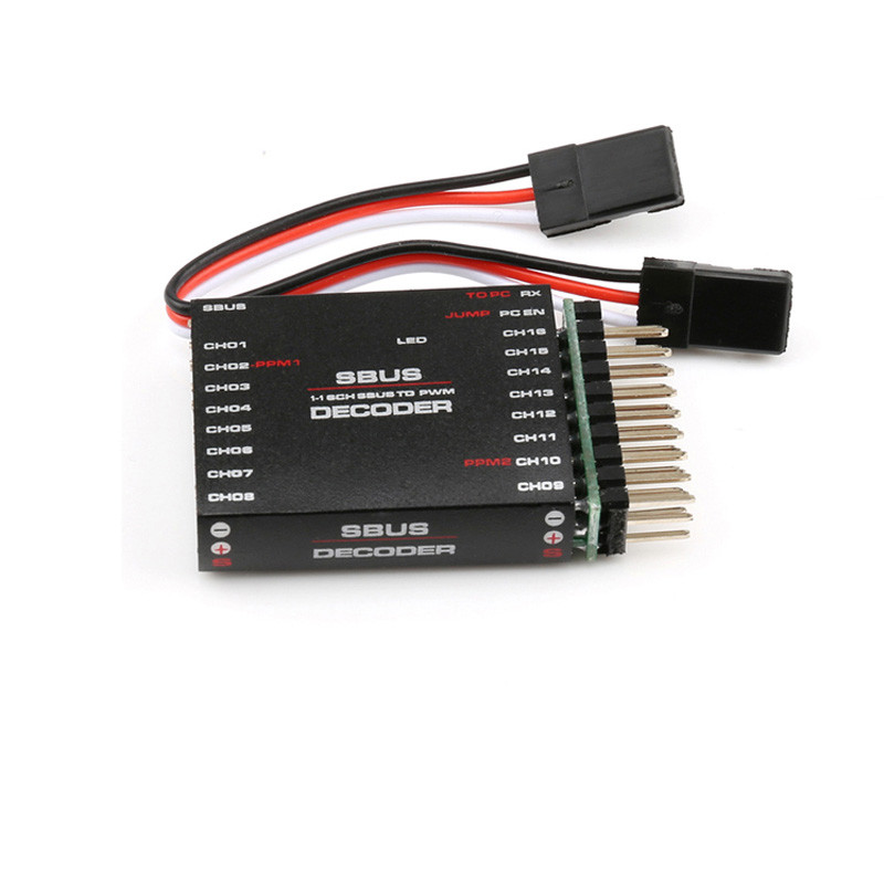 DIY SBUS To PWM/PPM Decoder 16 Channel Converter Receiver Signal