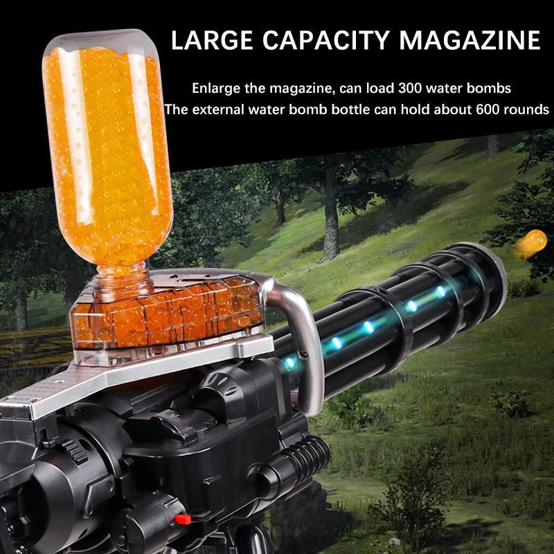 Gel Ball Gun Electric Airsoft Air Gun Gatling Boy Toy Paintball Gun