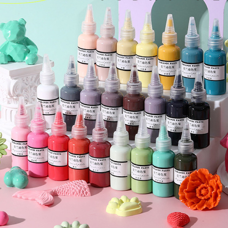 30g Paste Pigment UV Resin Glue Liquid Colorant Dye Ink Diffusion For Epoxy Resin Pigment Paste DIY
