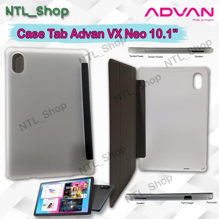 PROMO Case Tab Advan VX Neo 10.1" Flip Casing tab Advan VX Neo Cover Advan Tab VX Neo