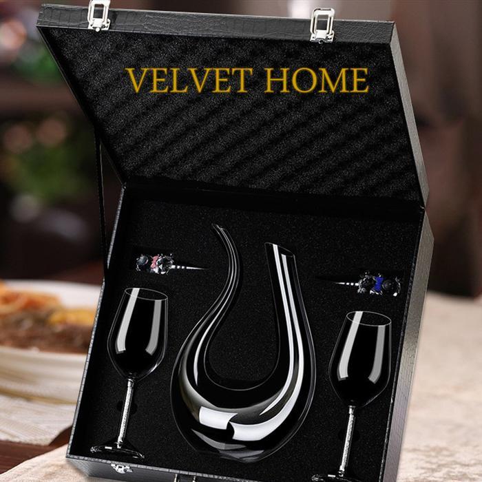 Gelas Wine Glass + Decanter Set Gift Kado Parcel Hampers Natal Imlek #Gratisongkir