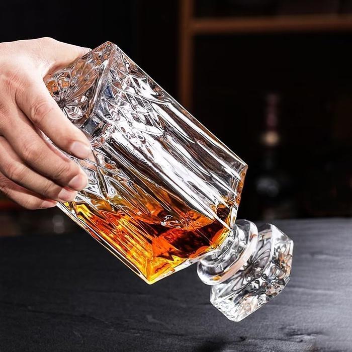 Whisky Decanter Glass Bottle Liquor Scotch Luxury 950ml