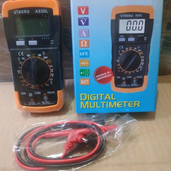 Krisbow - Digital Multimeter Multitester Avometer A830L Visero