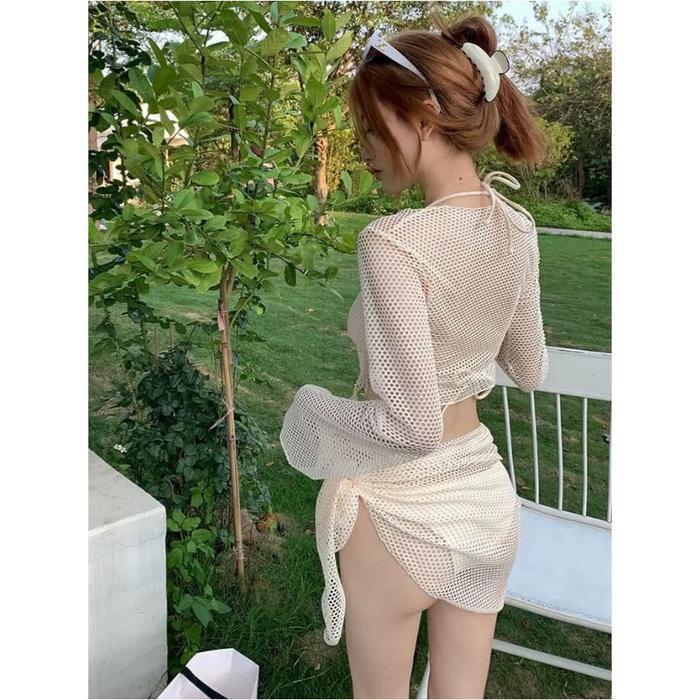FREE ONGKIR MILOVEE 601 BIKINI - Bikini 4in1 Wanita Dewasa Baju Santai Outdoor Pantai Baju Renang