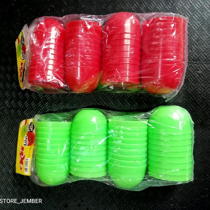 Cetakan kue talam / cucing 12pcs Plastik Apem