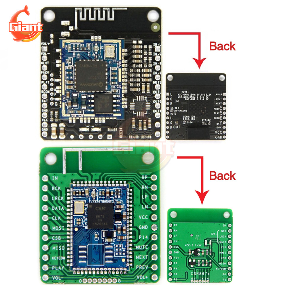 QCC3031/QCC3034 APP Name Change Password EQ Power Amplifier Board Bluetooth 5.1 Receiver Module Supp