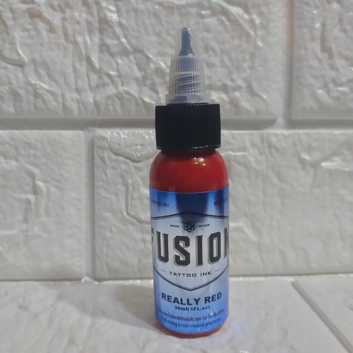 Tinta Tattoo Fusion Red Original Usa 30Ml