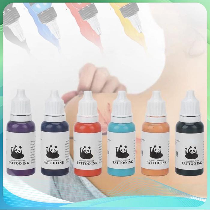 Tinta Warna Tato10 Warna Ink Tatoo Tinta Tattoo Original Semi Permanen Tinta Tatto Pigment Tato
