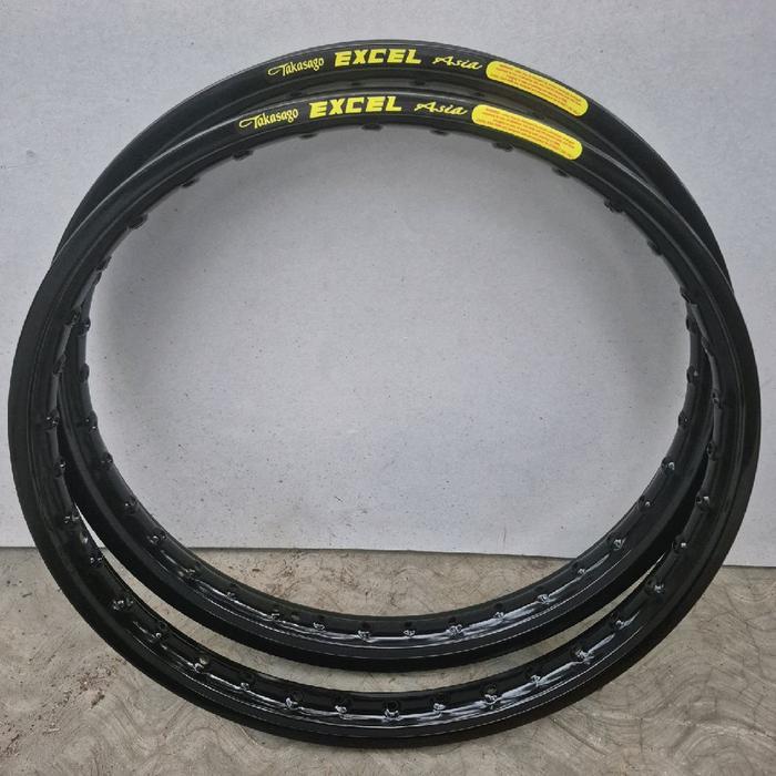 Brudo - Velg V Rossi Hitam Glossy Tersedia Uk 120/120X17 140/140X17 140/160X17 160/160X17 160/185X17