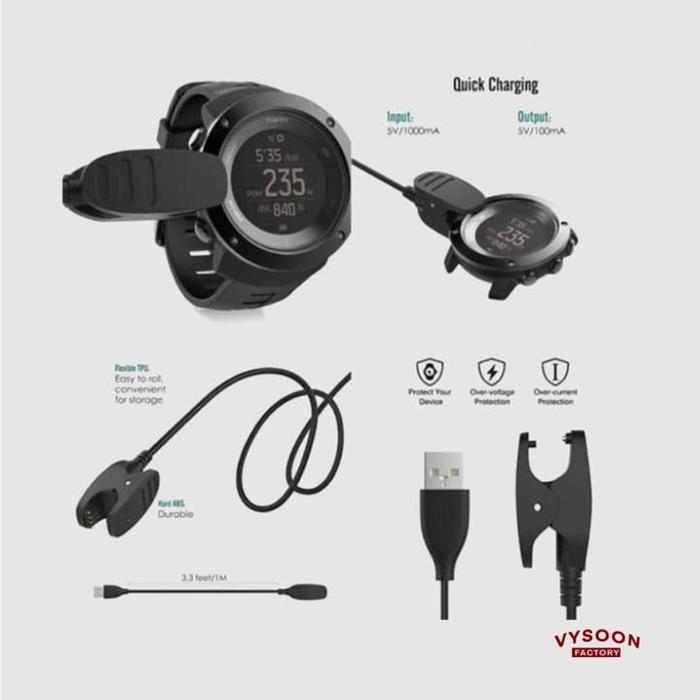 Kabel Data / Kabel Charger Suunto 3 Fitness Suunto 5 Spartan Original Redy Stok