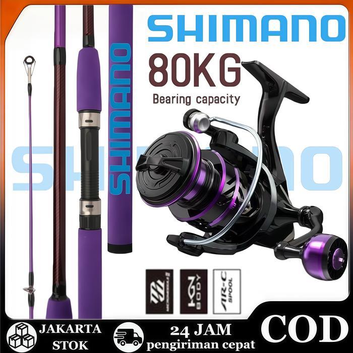 2025 NEW SHIMANO Joran Pancing Set Joran Pancing 1 Set Joran Pancing Spinning Reel Pancing Joran