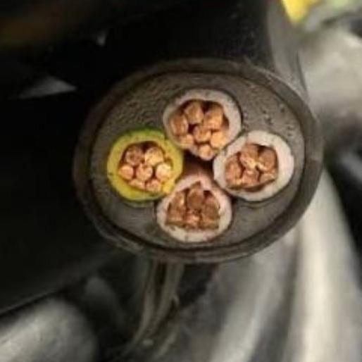 New Kabel Tufur Kawat Nyy 4X25 Eterna Potongan / Eceran/ Per-Meter