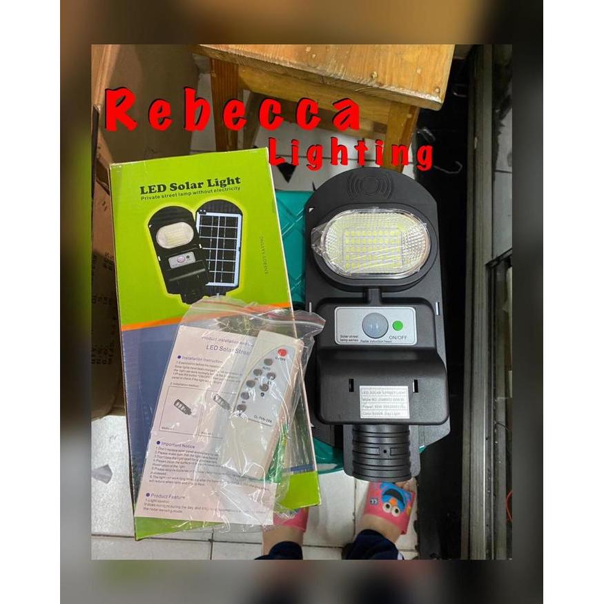 Lampu Jalan LED SOLAR CELL 50WATT PJU Tenaga Matahari 50 Watt Remote