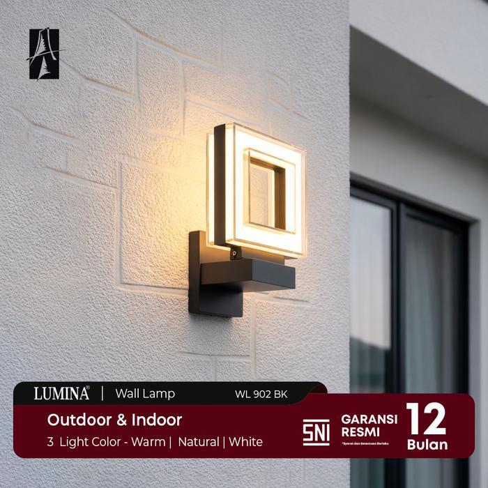 Lumina - Lampu Dinding Outdoor LED Modern Minimalis Wall Lamp Tahan Cuaca Dekorasi Teras Rumah Taman