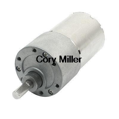 24V 6MM SHAFT 200 R/MIN HIGH TORQUE SPEED REDUCER DC GEAR MOTOR