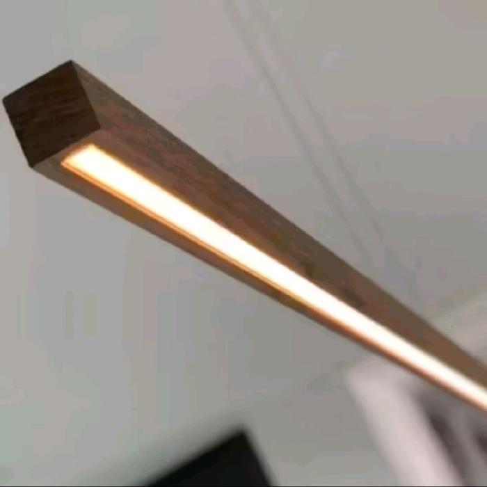 lampu gantung kayu solid/ lampu gantung meja makan /lampu gantung estetik/lampu gantung full kayu