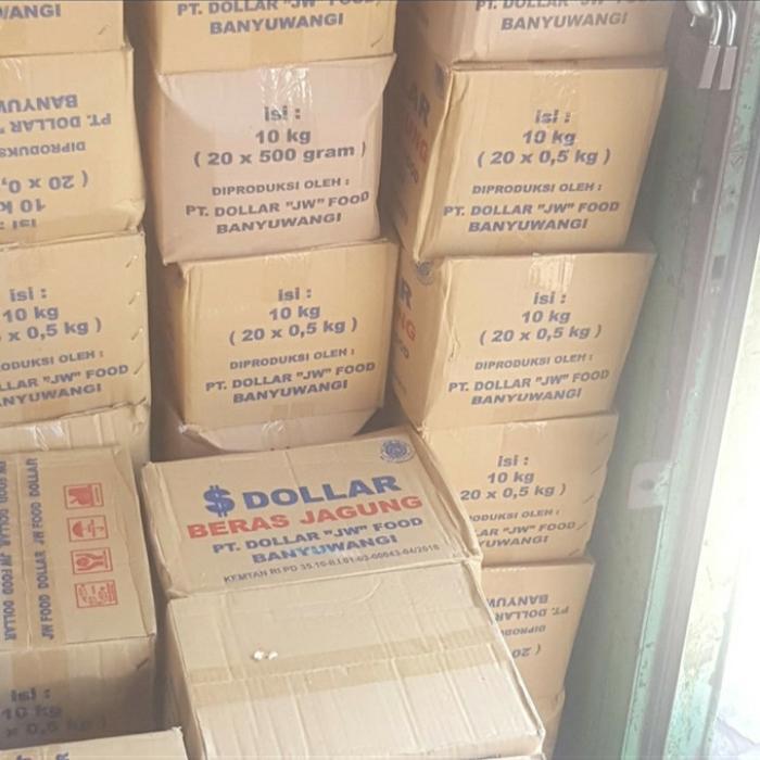 Beras Jagung Dollar 1 Dus isi 20 bungkus