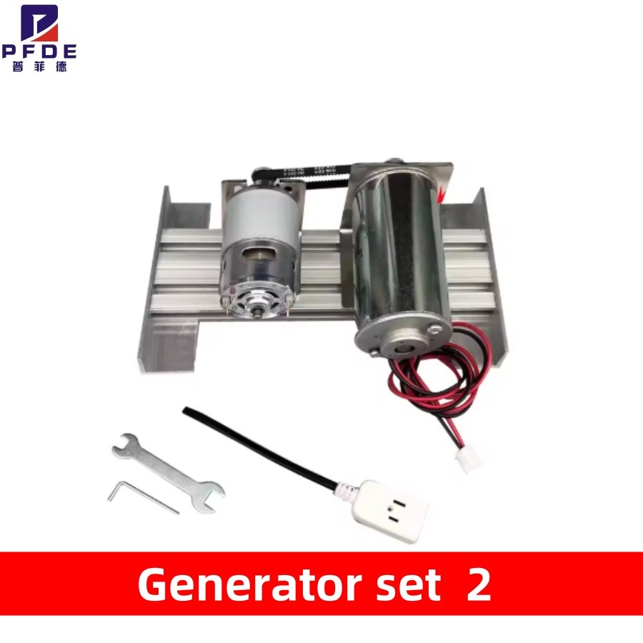 New 220V Permanent Magnet Brushless Generator Double Bearing Mute Diy High Voltage Generator Dc 775