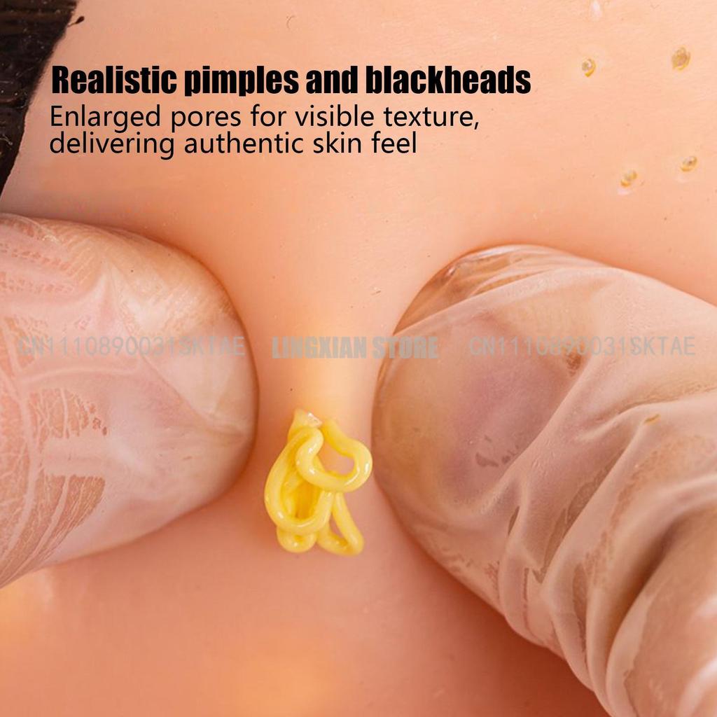 Realistic Pimple Popping Fidget Toy Face Silicone Toy Sensory Activities Funny Realistic Silicone