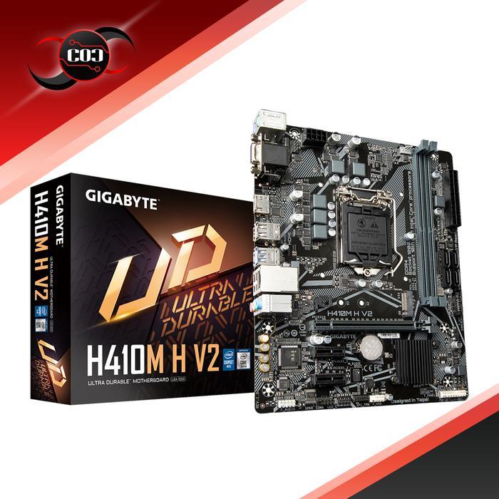 Gigabyte H410M H V2 Motherboard - Mainboard Micro ATX DDR4 LGA1200