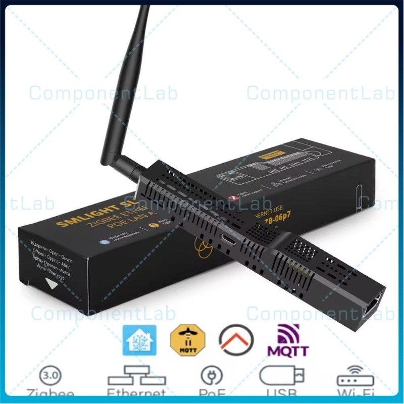 SLZB-06P7 3.0 to Ethernet,USB,and WiFi Gateway Coordinator with PoE,Universal USB Gateway for Home
