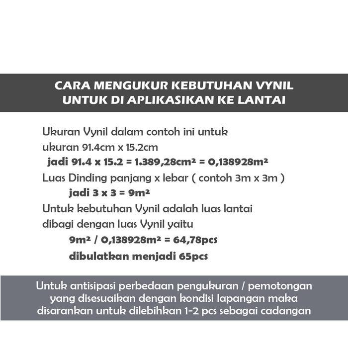 [COD] GD C210 Parket Lantai Vinil Perekat Stiker Lantai Vinil Motif Kayu Premium