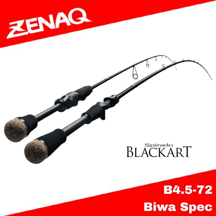 Ready Joran Pancing Zenaq Baitcasting Spirado Blackart B4.5-72 Biwa Spec